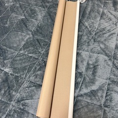 【！再値下げ！】タチカワつっぱりロールスクリーン　新品未使用箱あり　モカ色　幅69cm×高さ90cmの画像