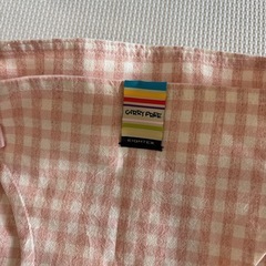 キャリフリー チェアベルト ピンク ギンガムチェックの画像