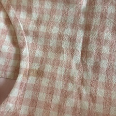 キャリフリー チェアベルト ピンク ギンガムチェックの画像