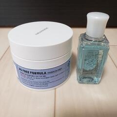 未使用スキンケア　パックとおまけバスジェルの画像