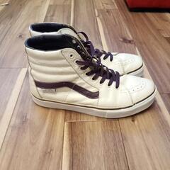 VANS×MARK JACOBS バンズ×マークジェイコブス 希少レア スニーカー US9.0 27cm ホワイト×パープル の画像