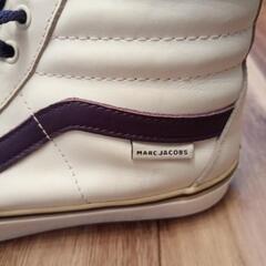 VANS×MARK JACOBS バンズ×マークジェイコブス 希少レア スニーカー US9.0 27cm ホワイト×パープル の画像