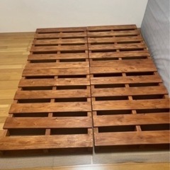 ダブルベッド、セミダブルベッド用頑丈スノコ