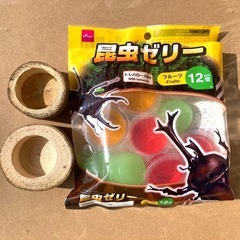 昆虫ゼリーとゼリー置き