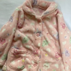 冬用もこもこパジャマ　110 ピンクの画像