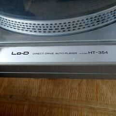 日立Lo-D HT-354レコードプレイヤー針付き動作品 ターンテーブルの画像