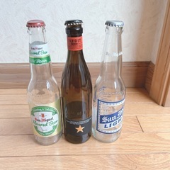 多国籍ビール・ウィスキーTX・ワイン等 空き瓶 空瓶 7本の画像