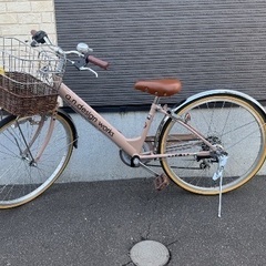 【札幌市北区引取りに来れる方限定】美品24インチ 自転車 女の子 屋内保管 札幌市北区引取りに来れる方限定】美品24インチ 自転車 女の子