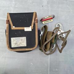 作業腰袋　安全帯　セット　中古品の画像
