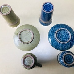 【新品】織部茶器ペアセットの画像