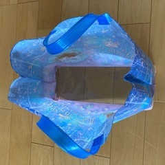 女児プールバッグとタオルキャップ2つの画像