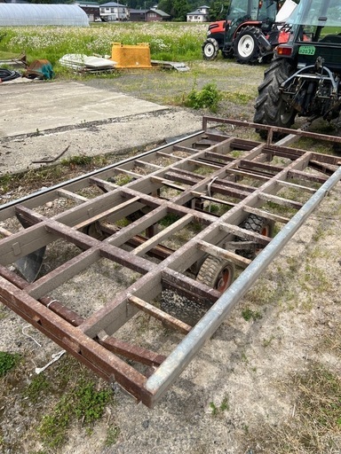 自作トレーラー　トラクター