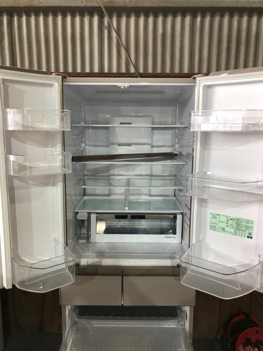 大阪配送無料　日立ガラストップ　2021年製　478L