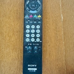 sony ソニー　テレビ　リモコン付の画像