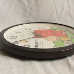 スヌーピー　掛け時計　動作確認済みの画像