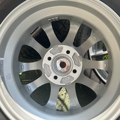 需要期には値段戻します。夏場のみのお値段です。室内保管中！超美品！軽自動車用　2022年 9.5分以上！僅か走行500㌔！BS アイスパートナー  155/65R14スタッドレス➕　【無傷】😮ブリヂストン製 アルミホイールの画像