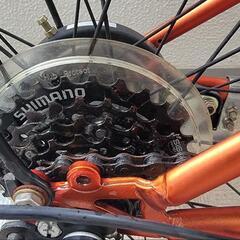 お話し中　24インチ　シマノ6段変速ギア　自転車の画像