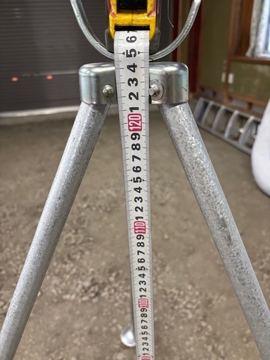 ハゼ掛け用 3本足 2本足 棒4メータハゼ掛け用