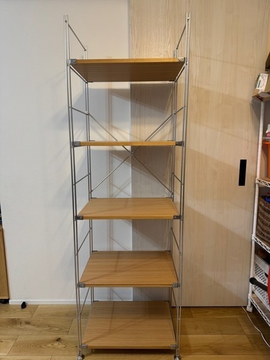 無印良品　スチールユニットシェルフ