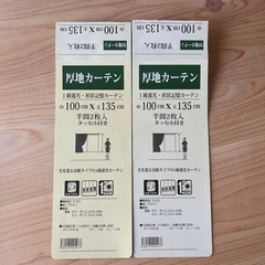 コーナン購入品 厚地カーテン  4枚組の画像