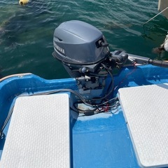 【値下げしました】和船　ヤマハ20馬力船外機　　の画像