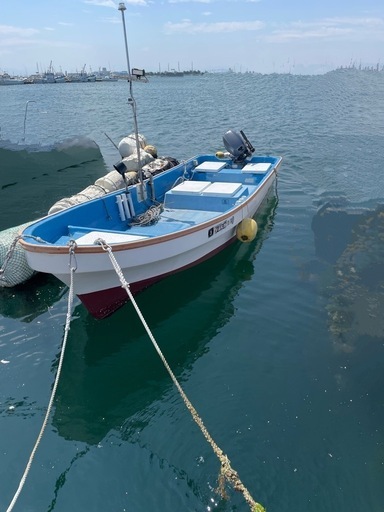 【お話中】和船　ヤマハ20馬力船外機