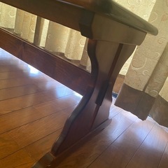アンティーク ベンチシートの画像