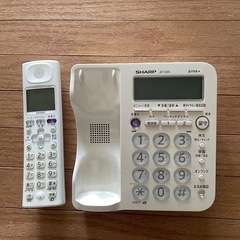 [美品]SHARP コードレス電話機/即使用可  の画像