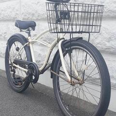 中古 ビーチクルーザー 26インチ ギア付きの画像
