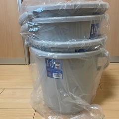 バケツ　10L×4個