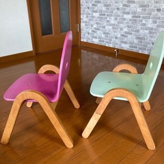 子供用椅子2脚セットの画像