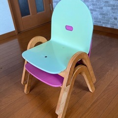 子供用椅子2脚セットの画像
