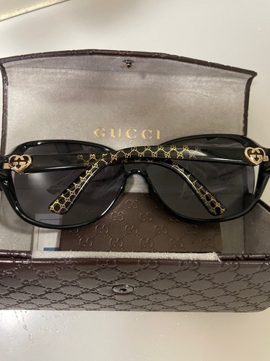 GUCCI ブラック サングラス ケース付き　グッチ　正規品　新品未使用