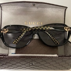 GUCCI ブラック サングラス ケース付き　グッチ　正規品　新品未使用の画像