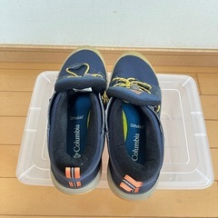 Columbia YM1008-434 ネイビー トレッキングシューズ　26cmの画像