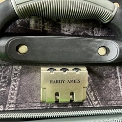 英国Hardy Amies Londonデニムパターンキャリーケーススーツケースの画像