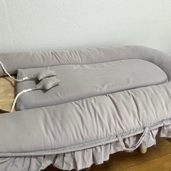 ベビーコット　グレーの画像
