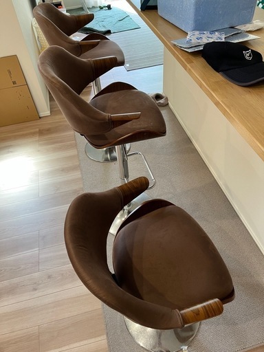 【8/13取引限定価格】カウンターチェア　3脚