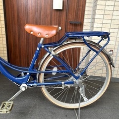 子供 自転車 24インチ ネイビー スポーツハンドルの画像