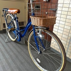 子供 自転車 24インチ ネイビー スポーツハンドル