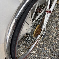 子供用26インチ自転車　黒24インチの画像