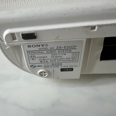 SONY CDプレイヤーラジオの画像