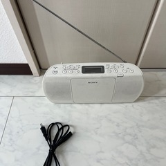 SONY CDプレイヤーラジオ