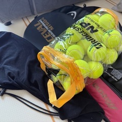 受付終了
【対面不要、無料】大分駅近。テニスラケットとボール