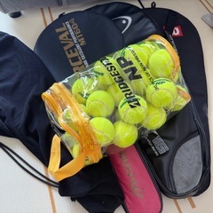 受付終了
【対面不要、無料】大分駅近。テニスラケットとボールの画像