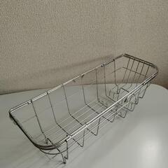 【無料】ニトリ　伸縮 水切り バスケット　洗いかご　の画像