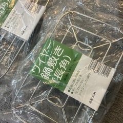 4点セット　キッチン雑貨　ワイヤー鍋敷き　皿立ての画像