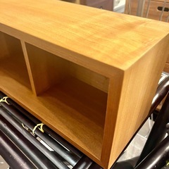 《売約済》【武蔵小山店】 無印良品 MUJI 木製ボックス 木箱 壁掛け 収納 小物収納 収納ケース ナチュラル シンプル ディスプレイ棚 オープンラック 本棚 収納ボックス 北欧風 インテリアボックス 積み重ね収納 木製家具 棚 無印の画像