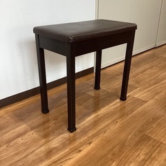 ピアノ椅子（茶色)【町田市再生家具】0706の画像