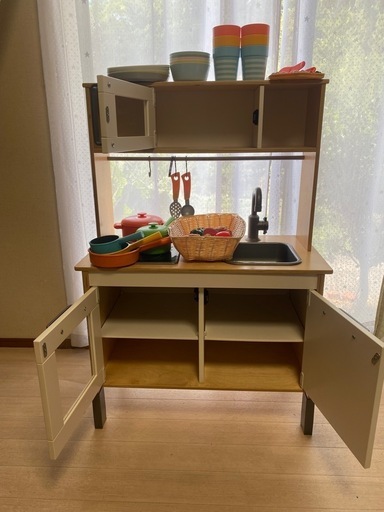 おままごとキッチン IKEA DUKTIG 食材とIKEAの食器